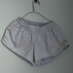 Lululemon Blue Hotty Hot Low-Rise Lined Shorts 2.5”